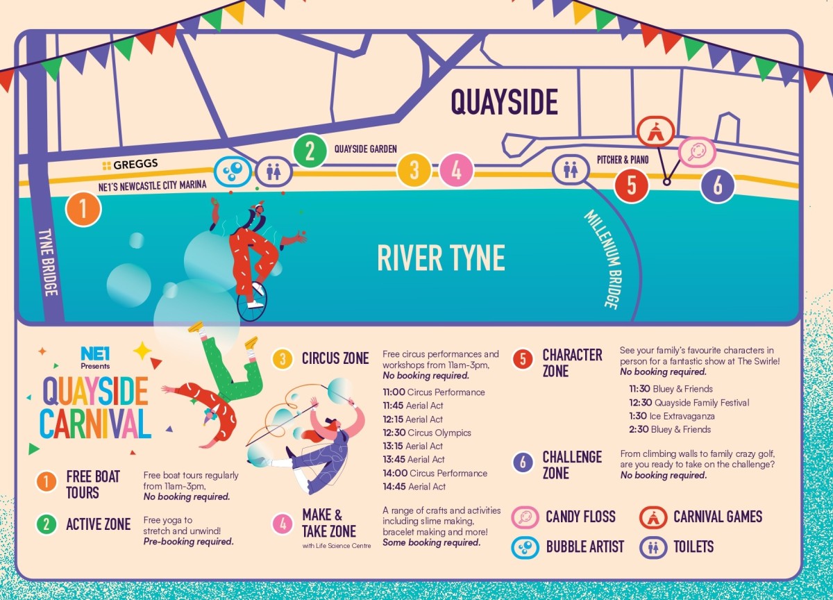 Quayside Carnival Map